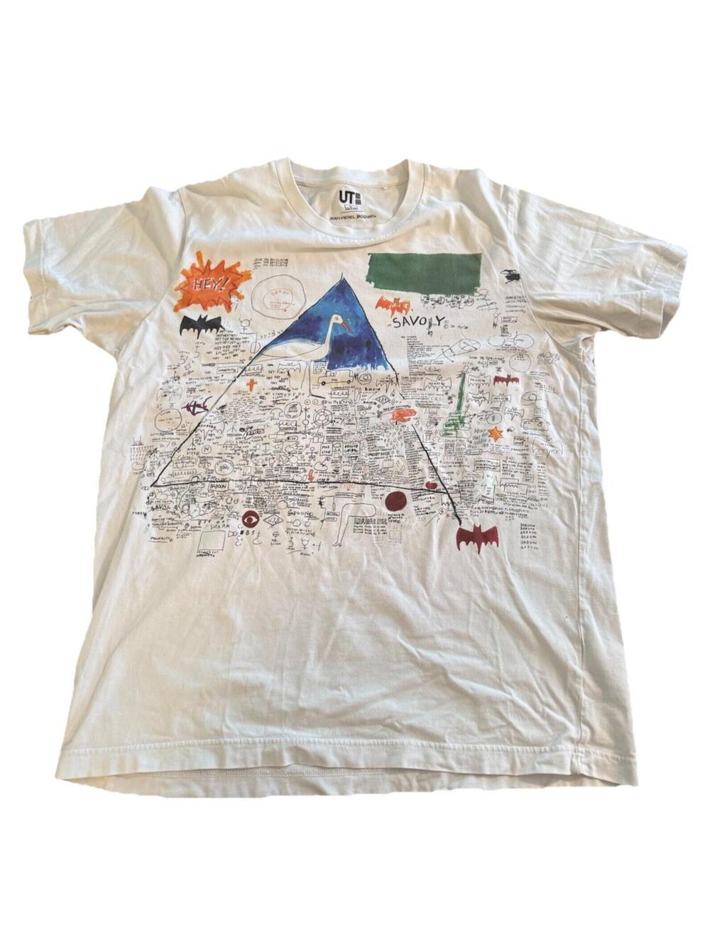 Jean-Michel Basquiat Uniqlo Large T Shirt Art Design